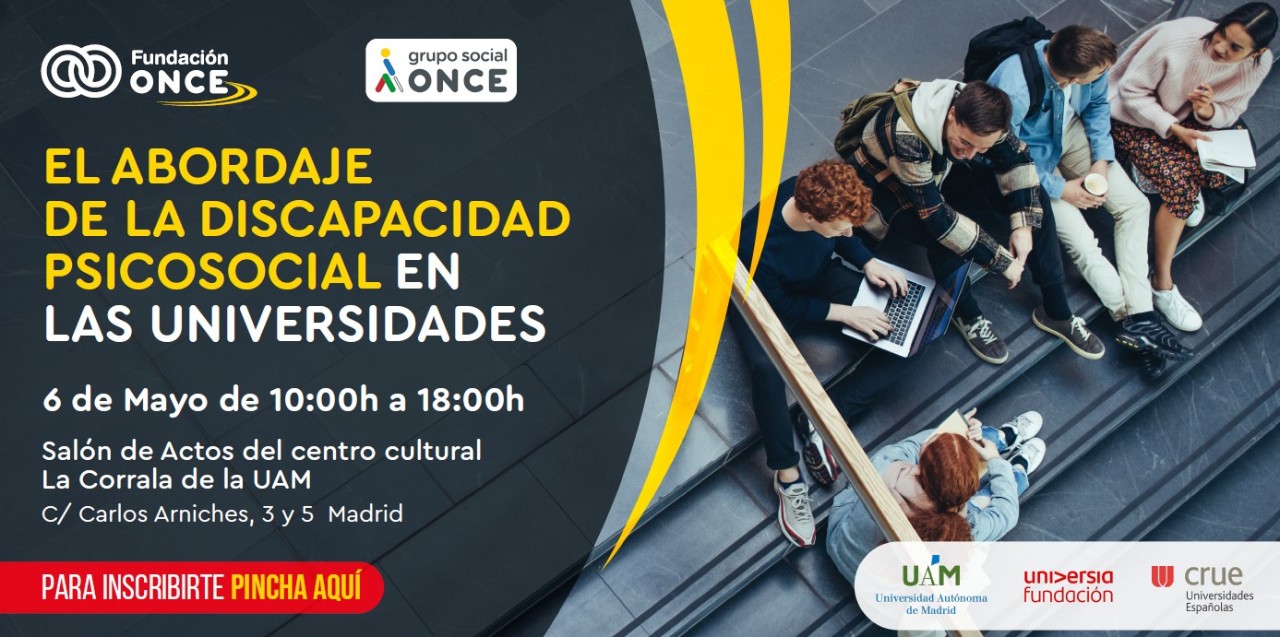 Cartel el abordaje de la discapacidad psicosocial en las univeridades