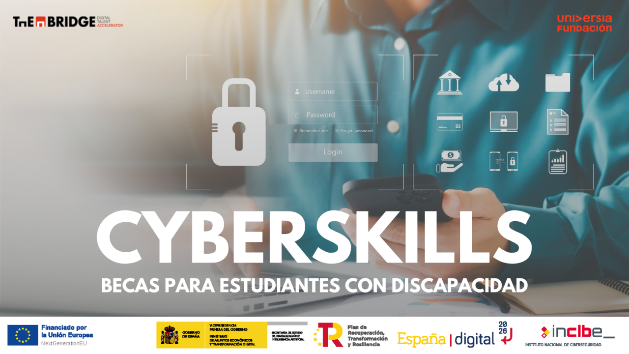 CyberSkills: Becas para estudiantes con discapacidad