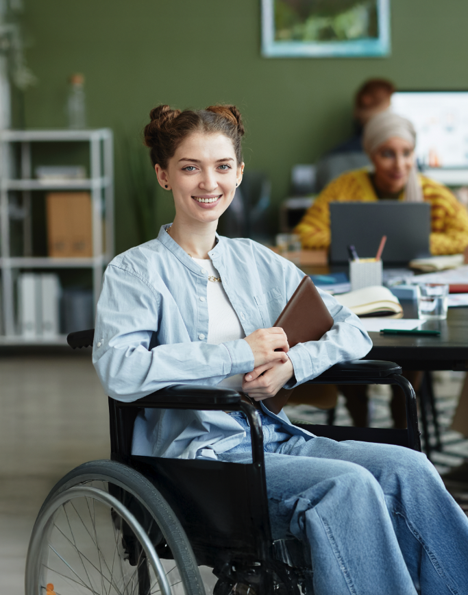mujer con discapacidad fisica 